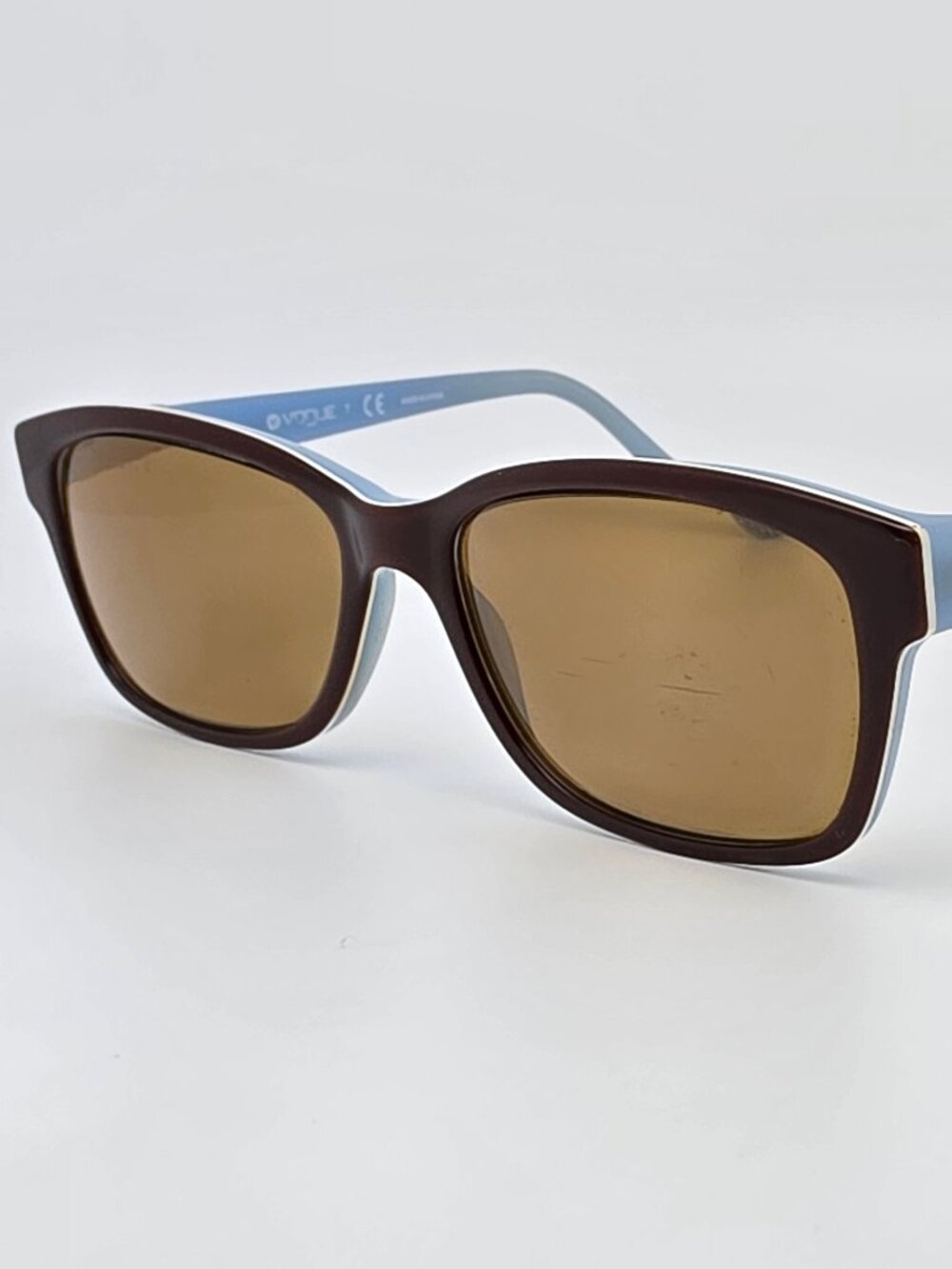 Vogue VO2765-B 2011 Brown on Opal Rhinestone Eyeglasses Frame w/ Flexhinge 51mm